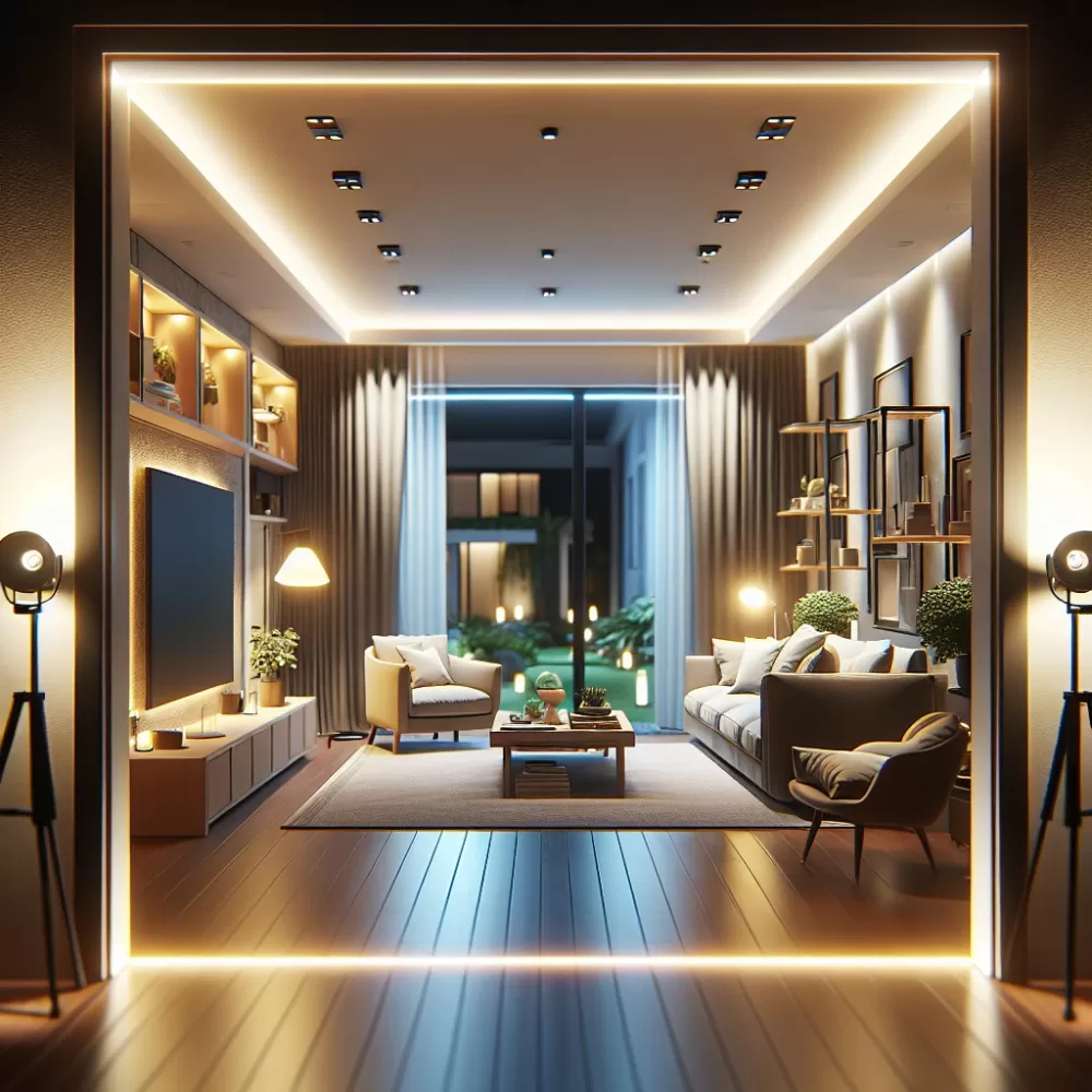 oświetlenie led w mieszkaniu